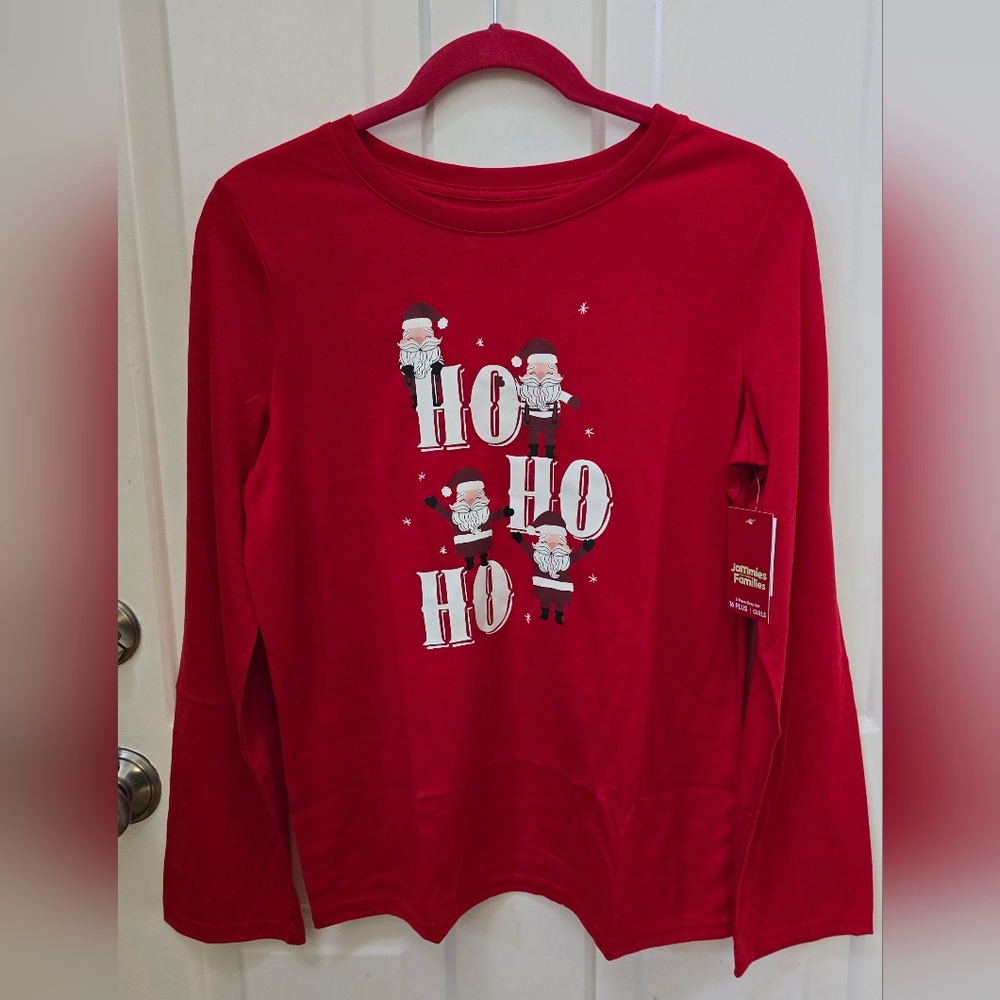 Jammies for Families NWT- Kids Girl's Size 16 plus-Red Black and White